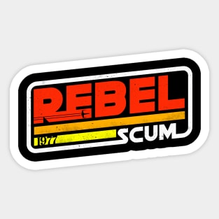 Rebel Scum 1977 Sticker